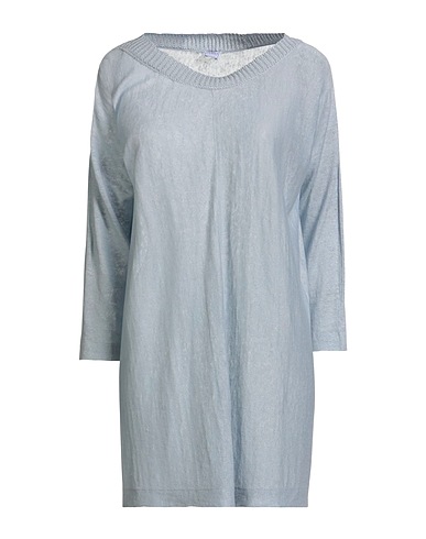 FEDELI Short dress Sky blue 100% Linen