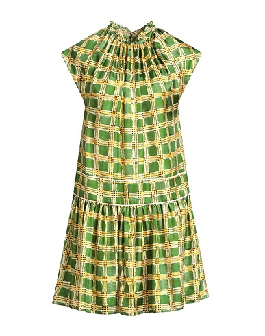 MARNI Kurzes Kleid Grün 100% Seide