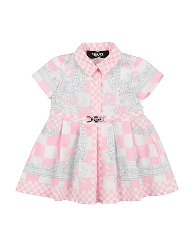 VERSACE YOUNG Vestido para bebé  Pink 100% Cotton