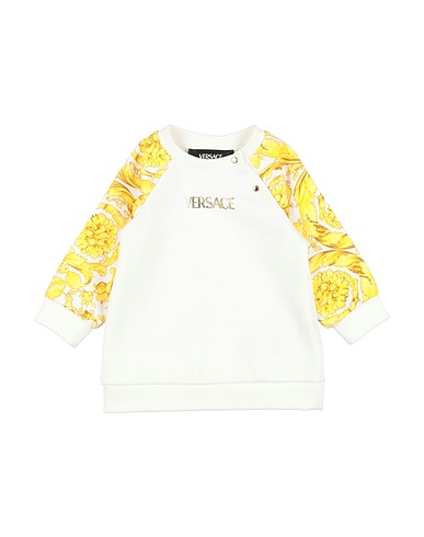 VERSACE YOUNG Vestido para bebé  White 100% Cotton, Elastane