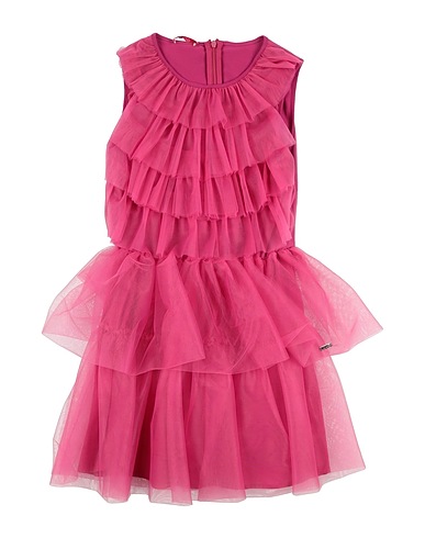 LIU •JO Dress Fuchsia 100% Polyester, Cotton, Elastane
