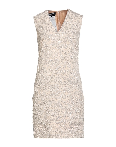 ROCHAS Short dress Ivory 48% Polyester, 47% Polyamide, 5% Elastane