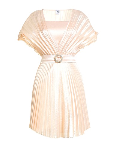 DOUBLE C Pleated dress 57% Polyester, 36% Nylon, 7% Elastane