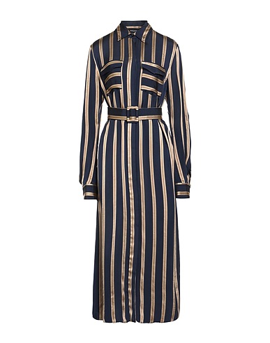 ROCHAS Long dress Navy blue 100% Viscose