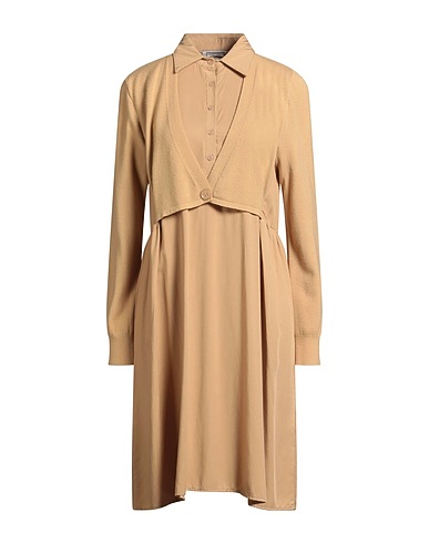 GRETHA Milano Hemdkleid 40% Viskose, 35% Polyester, 25% Wolle