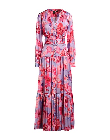 PINKO Long dress Lilac 100% Polyester