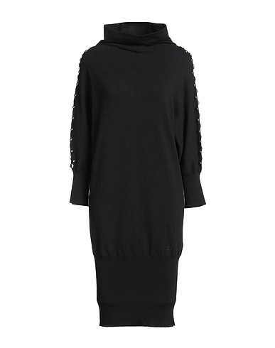 LIU •JO Elegant dress Black 55% Viscose, 25% Polyamide, 15% Wool, 5% Elastane