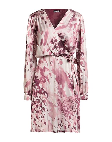 CHIARA BRUNI Kurzes Kleid Antikrosa 100% Polyester