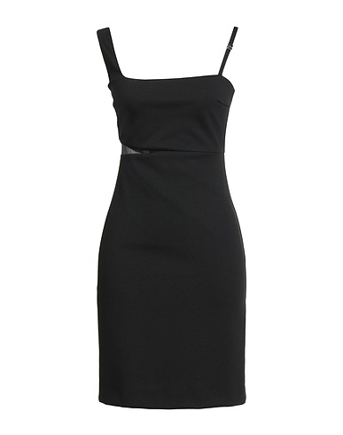 HUGO Sheath dress Black 75% Polyester, 20% Viscose, 5% Elastane, Polyamide