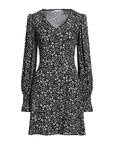 MAR DE MARGARITAS Short dress Black 100% Viscose