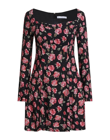 MAR DE MARGARITAS Short dress Black 100% Viscose