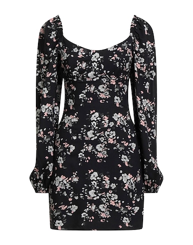 MAR DE MARGARITAS Sheath dress Black 100% Viscose