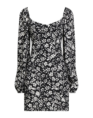 MAR DE MARGARITAS Short dress Black 100% Viscose