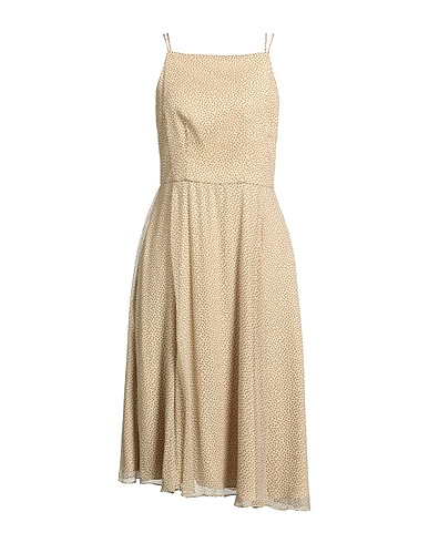 THEORY Midi dress Beige 100% Silk