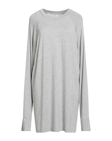 NORMA KAMALI Short dress Light grey 95% Viscose, 5% Elastane