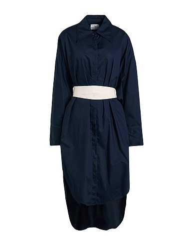 BALLANTYNE Shirt dress Midnight blue 100% Cotton