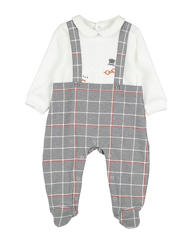 iDO Baby jumpsuit Light grey 75% Cotton, 25% Polyester