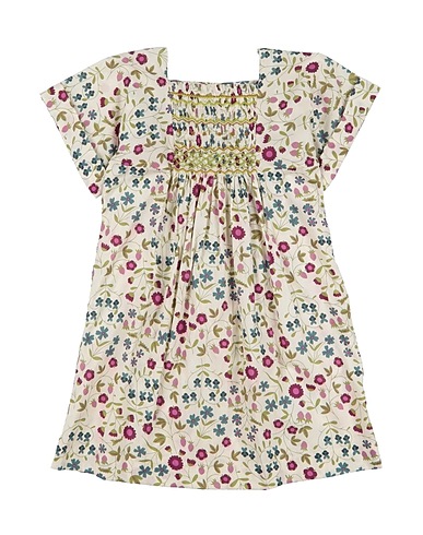 BONPOINT Dress CHERRYSH Ivory 100% Cotton