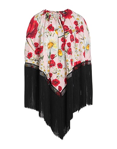 DOLCE&GABBANA Cloak Light pink 85% Silk, 10% Viscose, 5% Elastane