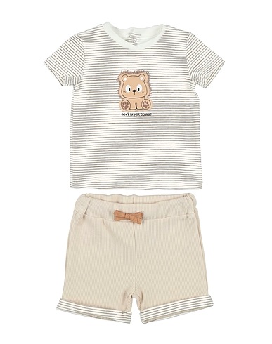 iDO Baby co-ord  Brown 95% Cotton, 5% Elastane