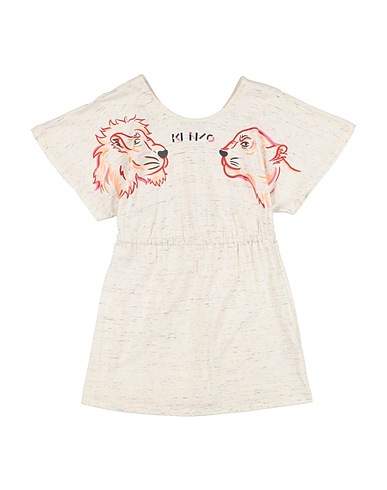 KENZO KIDS Dress Light grey 100% Cotton