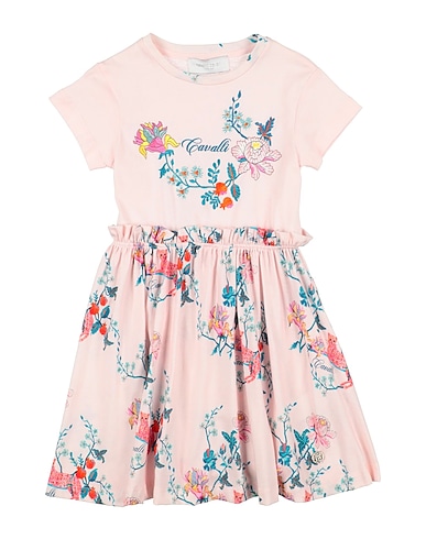 ROBERTO CAVALLI Dress JUNIOR Light pink 100% Cotton