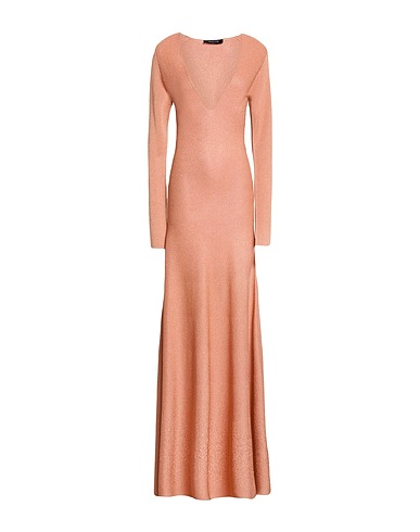 FABIANA FILIPPI Long dress Blush 80% Viscose, 20% Metallic fiber