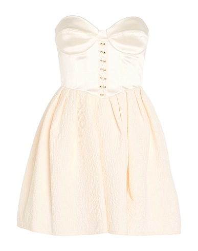 ELISABETTA FRANCHI Κομψό φόρεμα Φίλντισι 49% Ασετάτ, 44% Πολυαμίδη, 7% Ελαστάνη, Tencel™, Ακρυλικό