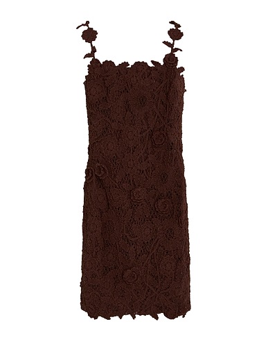 BLUMARINE Vestito corto Testa di moro 75% Cotone, 25% Poliammide