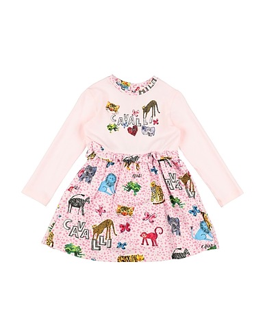 ROBERTO CAVALLI Vestido para bebé  JUNIOR Light pink 94% Cotton, 6% Elastane