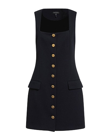 RAG & BONE Blazer dress Midnight blue 28% Virgin Wool, 27% Acetate, 24% Viscose, 18% Polyamide, 3% Elastane