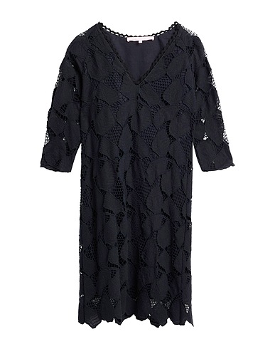 VALERIE KHALFON Short dress Midnight blue 100% Cotton