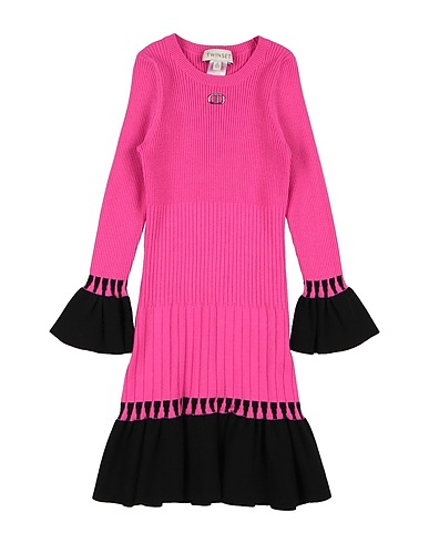 TWINSET Vestito Fucsia 72% Viscosa, 28% Poliestere