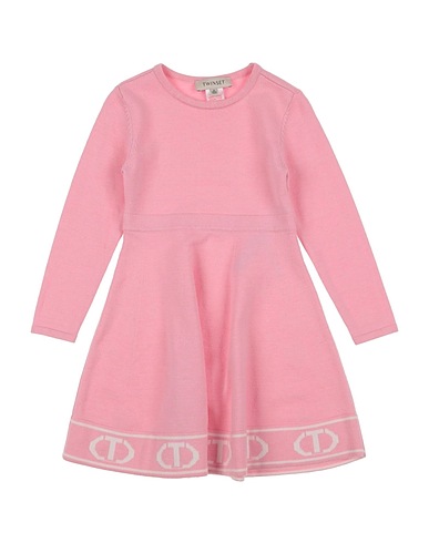 TWINSET Dress Pink 50% Viscose, 25% Polyamide, 25% Polyester