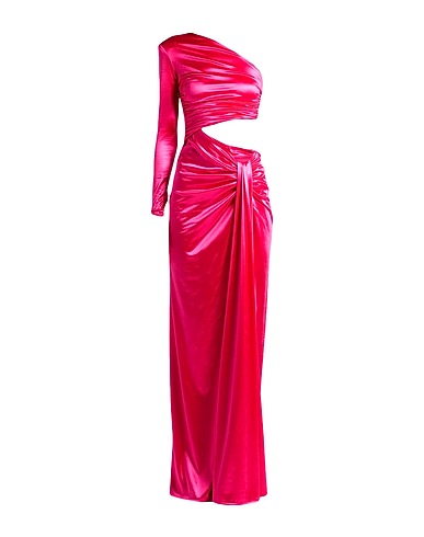 ELISABETTA FRANCHI Long dress Fuchsia 88% Polyamide, 12% Elastane
