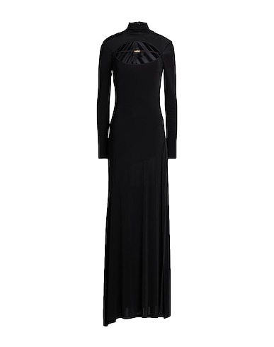 VERSACE JEANS COUTURE Elegant dress Black 92% Viscose, 8% Elastane