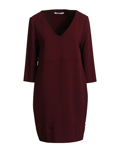 LE SARTE DEL SOLE Sheath dress Burgundy 95% Polyester, 5% Elastane