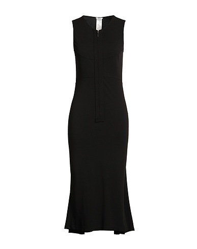 WOLFORD Midi dress Black 64% Viscose, 30% Polyamide, 6% Elastane
