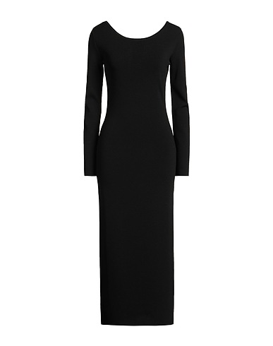 ARMANI EXCHANGE Midi dress BLACK EDITION Black 63% Viscose, 37% Polyamide