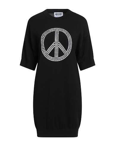 MOSCHINO JEANS Short dress Black 100% Cotton