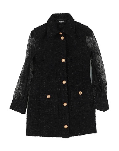 BALMAIN Dress Black 77% Synthetic fibers, 12% Cotton, 5% Wool, 3% Virgin Wool, 3% Other Fibres