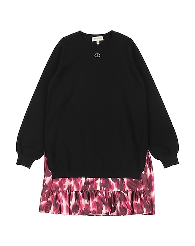 TWINSET Dress Black 40% Viscose, 38% Polyester, 22% Polyamide