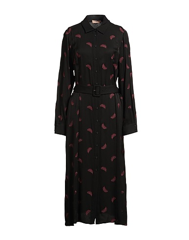TWINSET Hemdkleid Schwarz 100% Viskose, Polyester