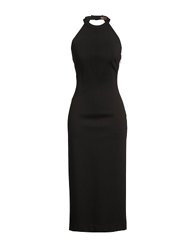 TWINSET Elegant dress Black 68% Viscose, 27% Polyamide, 5% Elastane