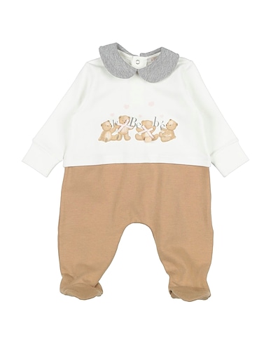 LA STUPENDERIA Baby jumpsuit  Camel 94% Cotton, 6% Elastane