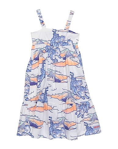 KENZO KIDS Dress White 100% Cotton