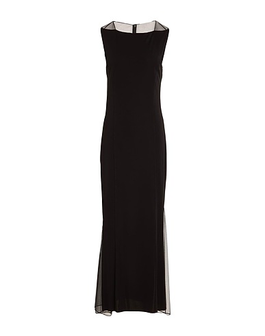 HELMUT LANG Long dress Black 100% Viscose, Polyester