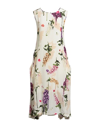 HIGH Midi dress Ivory 100% Silk