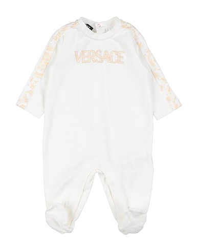 VERSACE YOUNG Baby accessories set White 91% Cotton, 9% Elastane
