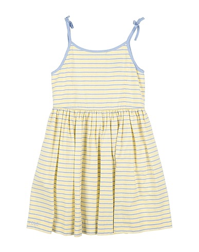 POLO RALPH LAUREN Dress Pastel yellow 100% Cotton